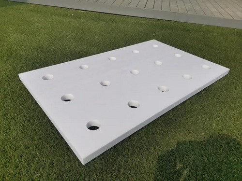 Hydroponic floating raft